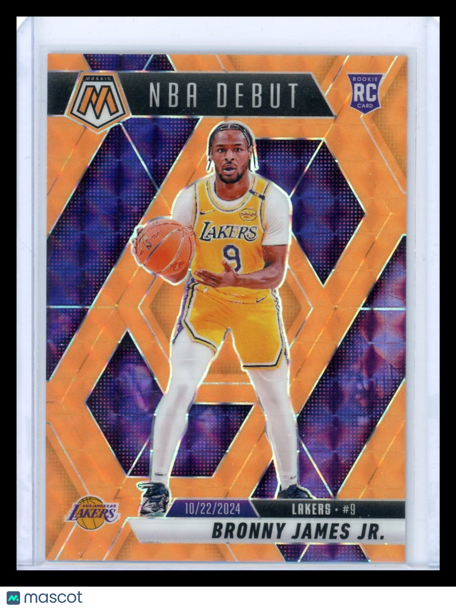 Bronny James Jr. - 2025 Panini Mosaic Prizm NBA Debut RC 24/25