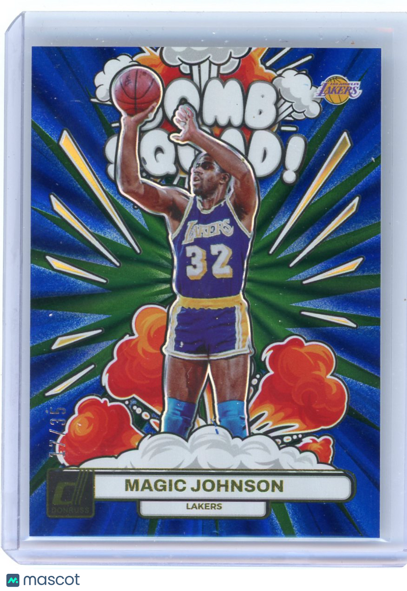 スポーツ選手 Panini Magic Johnson auto /35 スポーツ選手 Panini