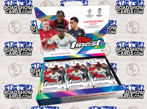 2023-24 Soccer UEFA Club Competitions Finest Hobby - 8 Box Sealed Case