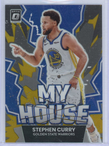 STEPHEN CURRY - 2022-23 Basketball Optic "My House" Gold 7/10