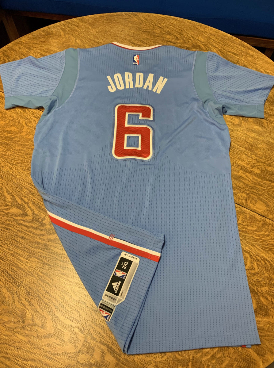 DeAndre Jordan - Los Angeles Clippers - Game-Worn Jersey - 2015-16 Playoffs  - 2nd Half Only