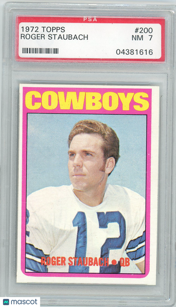 Roger Staubach - 1972 Topps PSA 7 Rookie #200