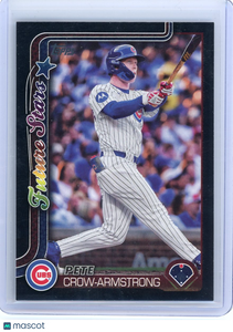 Pete Crow-Armstrong - 2025 Topps Series One Future Stars Black 32/74 290
