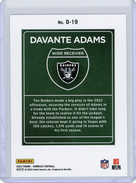 Davante Adams - 2023 Panini Donruss Downtown D-19