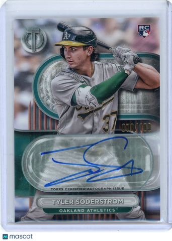 Tyler Soderstrom - 2024 Topps Tribute Autograph 70/199 Rookie Auto TA-TS