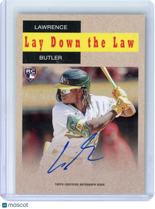 Lawrence Butler - 2024 Topps Archives 1958 Topps TV Westerns Autograph RC
