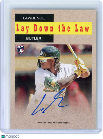 Lawrence Butler - 2024 Topps Archives 1958 Topps TV Westerns Autograph RC