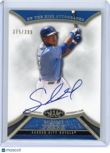 Salvador Perez - 2013 Topps Tier One On The Rise Autographs Autograph 375/399