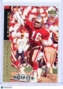 Joe Montana - 1995 Upper Deck Autograph UDA 42/160