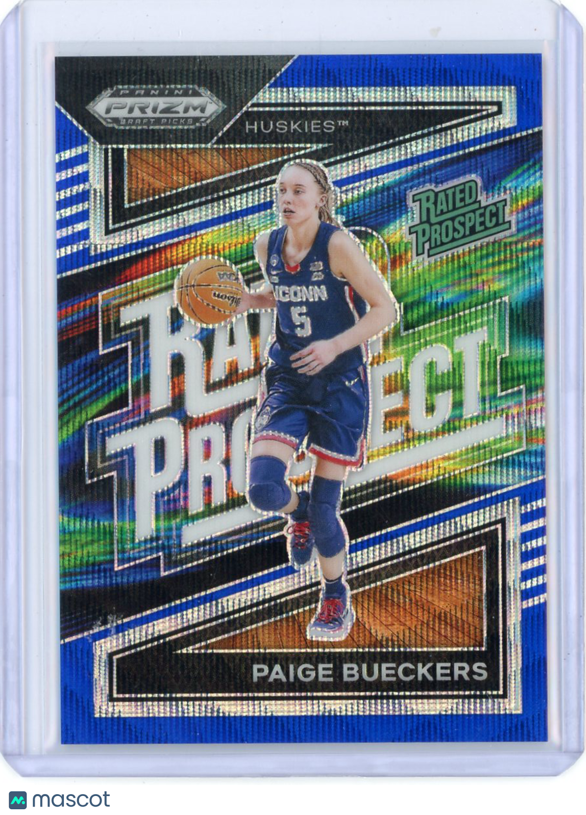 Paige Bueckers - 2024 Panini Prizm Draft Blue Wave Rated Prospect Rookie 181/249