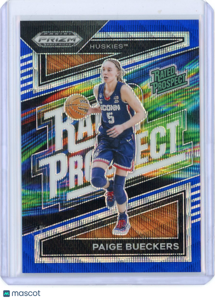 Paige Bueckers - 2024 Panini Prizm Draft Blue Wave Rated Prospect Rookie 181/249