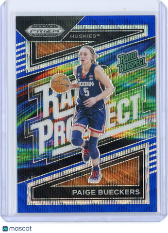 Paige Bueckers - 2024 Panini Prizm Draft Blue Wave Rated Prospect Rookie 181/249