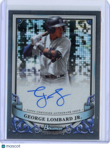 George Lombard Jr. - 2024 Bowman Sterling Topps Auto Prospect New York