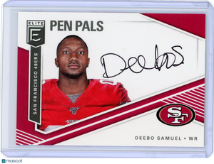 Deebo Samuel - 2019 Panini Donruss Elite Pen Pals Rookie Auto Autograph