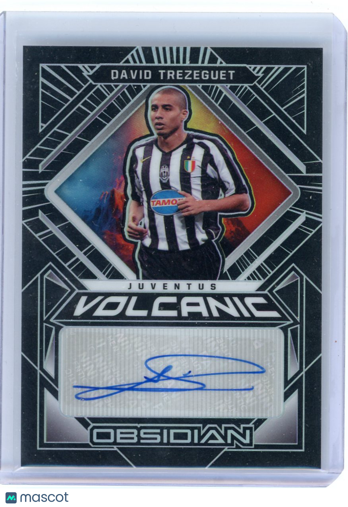 David Trezeguet - 2021-22 Panini Obsidian Volcanic 2022 Autograph