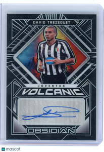 David Trezeguet - 2021-22 Panini Obsidian Volcanic 2022 Autograph