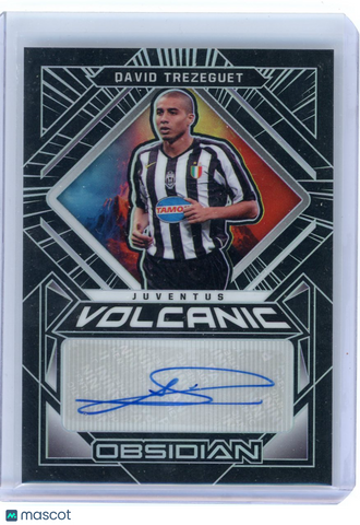 David Trezeguet - 2021-22 Panini Obsidian Volcanic 2022 Autograph
