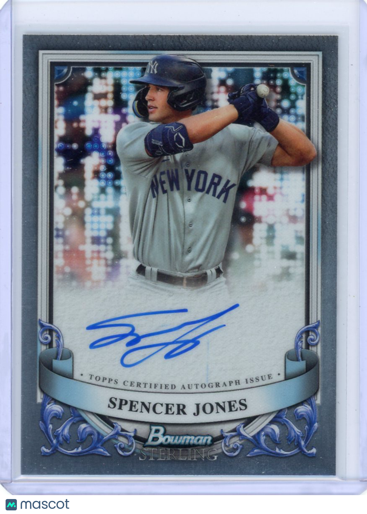 Spencer Jones - 2024 Topps Bowman Sterling Prospect Rookie Auto PA-SJ Yankees