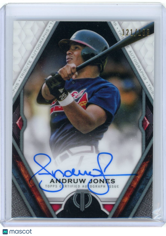 Andruw Jones - 2021 Topps Tribute Autographs Auto 121/199 TA-AJO