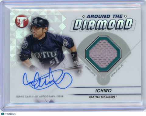 Ichiro - 2023 Topps Pristine Around the Diamond Autograph Auto Relic ADR-1 SEA