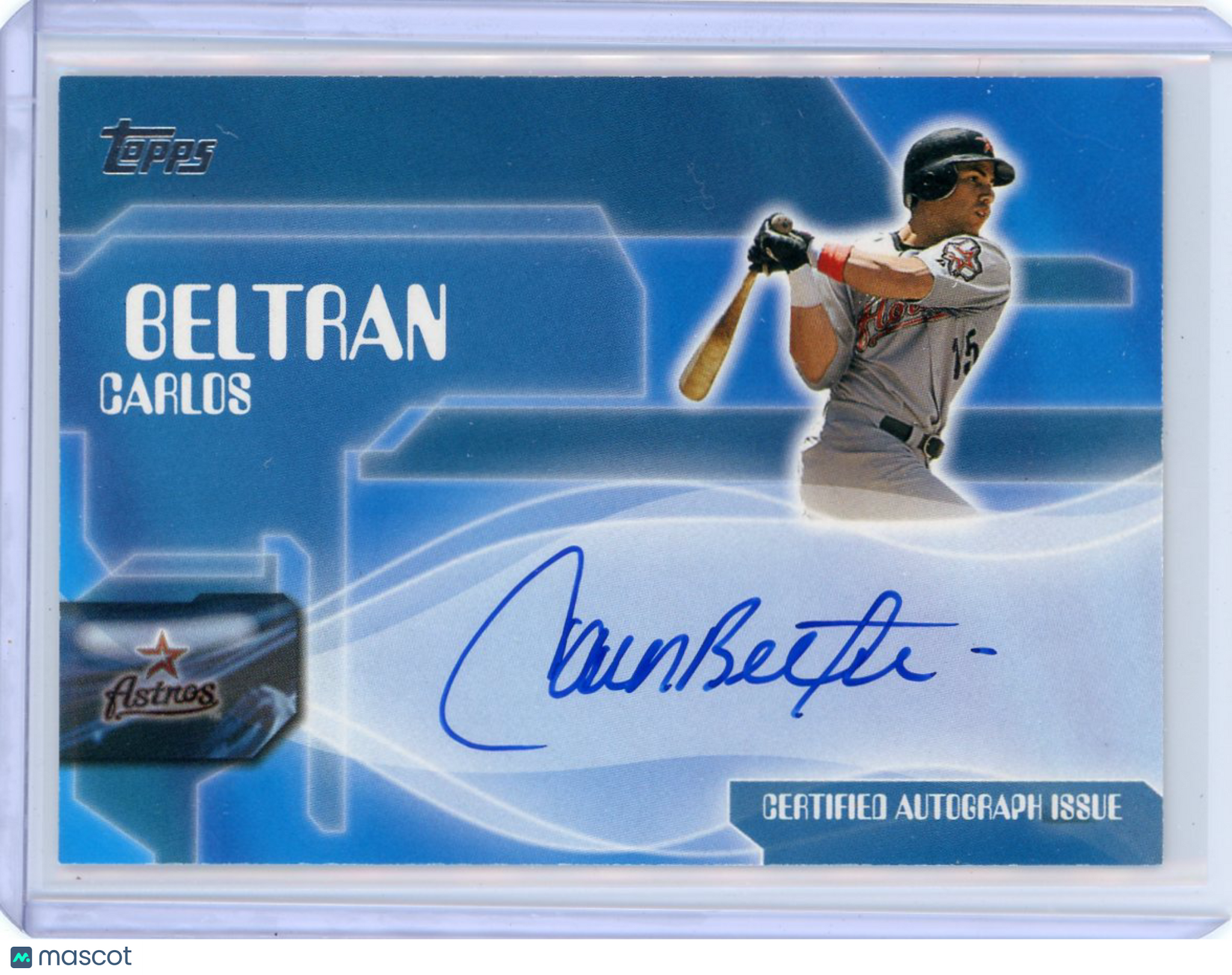 Carlos Beltran - 2004 Topps Baseball Series 1 Certified Autograph Auto TA-CB