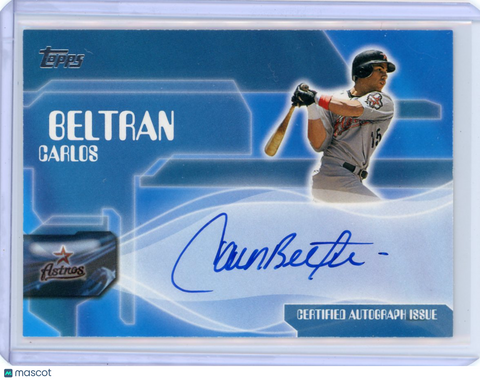 Carlos Beltran - 2004 Topps Baseball Series 1 Certified Autograph Auto TA-CB