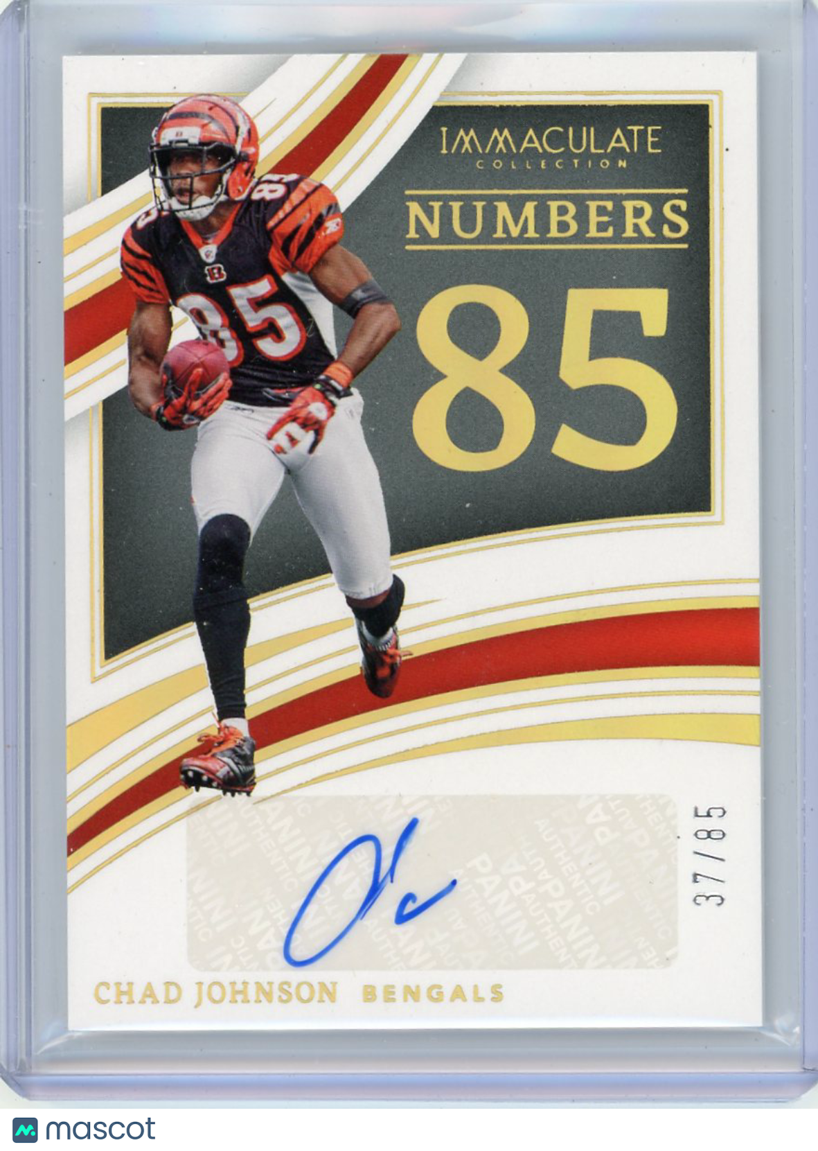 Chad Johnson - 2022 Panini Immaculate Collection Auto Autograph 37/85 NSI-CJO