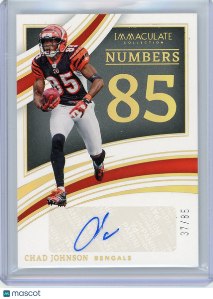 Chad Johnson - 2022 Panini Immaculate Collection Auto Autograph 37/85 NSI-CJO
