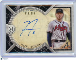 Freddie Freeman - 2018 Topps Museum Collection Archival Autographs Auto 272/299