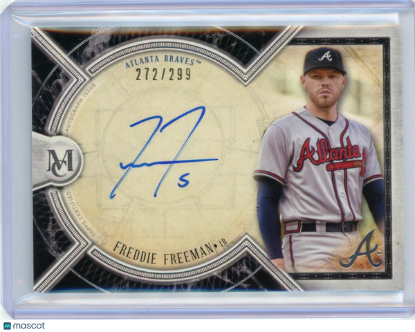 Freddie Freeman - 2018 Topps Museum Collection Archival Autographs Auto 272/299