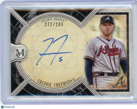 Freddie Freeman - 2018 Topps Museum Collection Archival Autographs Auto 272/299