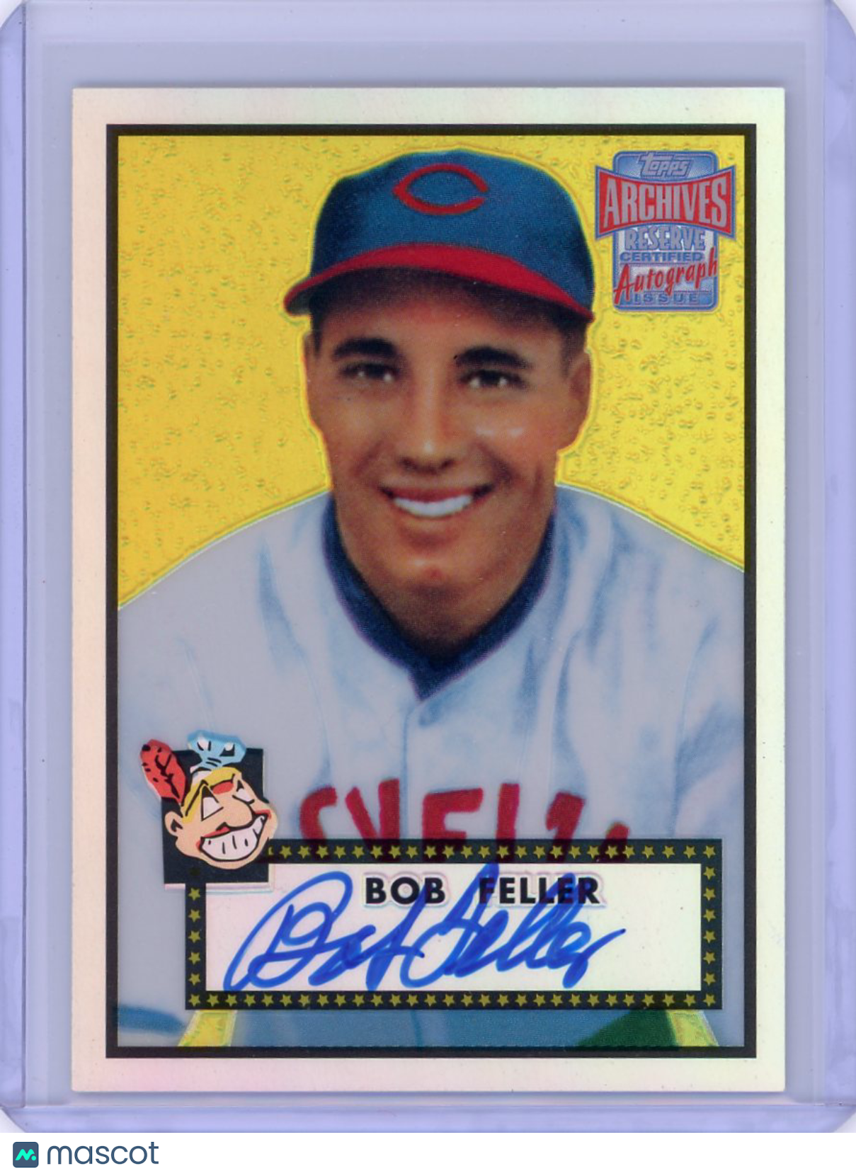 Bob Feller - Topps Archives Reserve Chrome Signature Series 2013 Auto Refractor