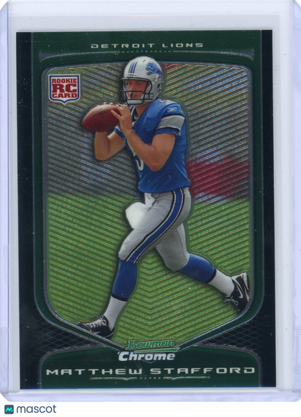 Matthew Stafford - 2009 Bowman Chrome Topps RC Rookie 111