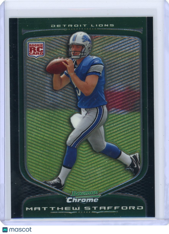 Matthew Stafford - 2009 Bowman Chrome Topps RC Rookie 111