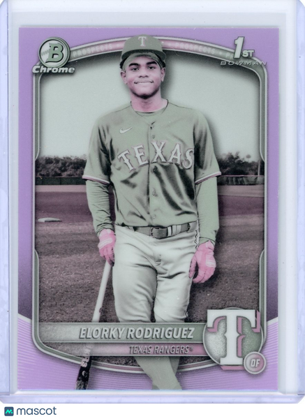 Elorky Rodriguez - 2025 Bowman Chrome Topps Pearl Refractor SP 1st Bowman BCP186