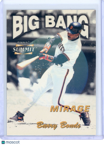 Barry Bonds - 1995 Pinnacle Summit Mirage Big Bang 459/600 #5 of 16 Giants