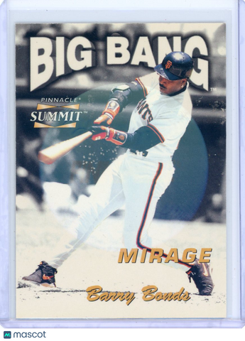 Barry Bonds - 1995 Pinnacle Summit Mirage Big Bang 459/600 #5 of 16 Giants