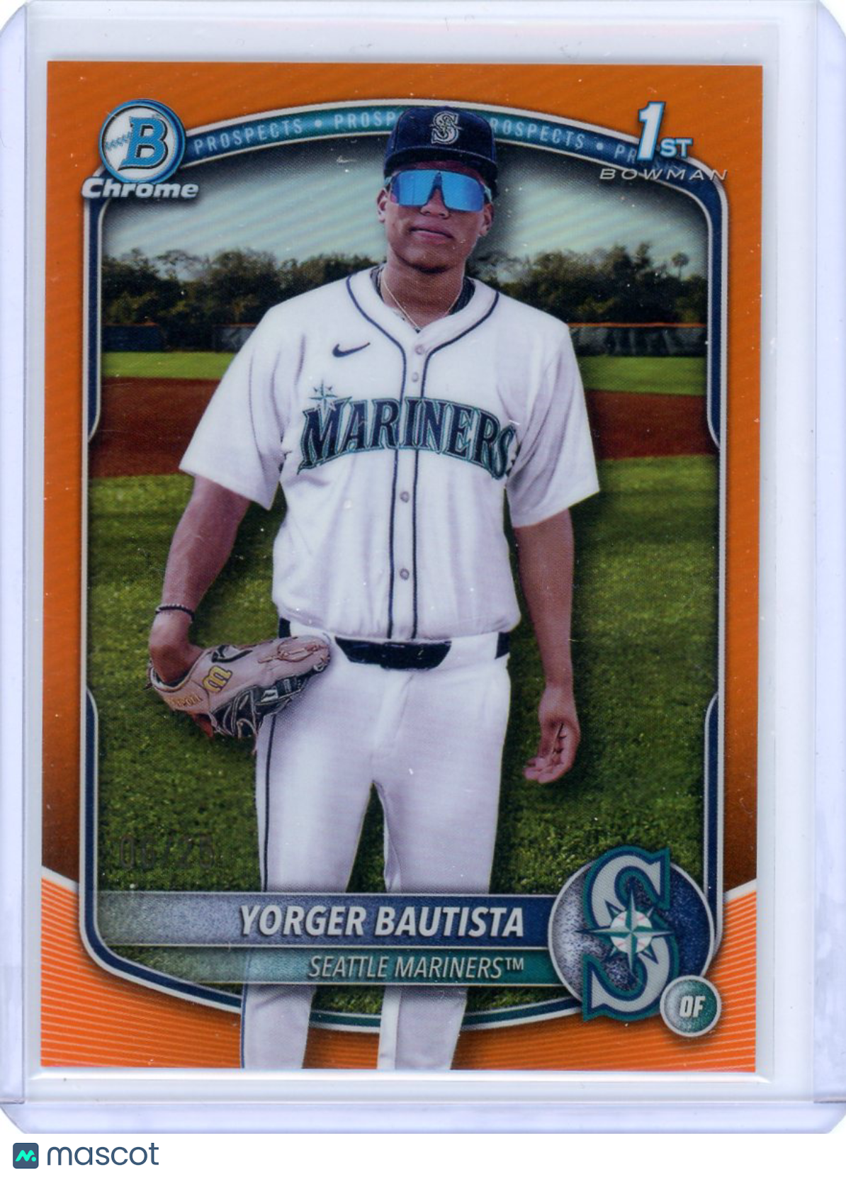 Yorger Bautista - 2025 Bowman Chrome 1st Orange Refractor /25