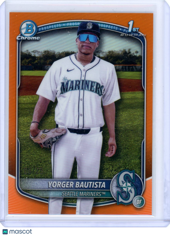 Yorger Bautista - 2025 Bowman Chrome 1st Orange Refractor /25