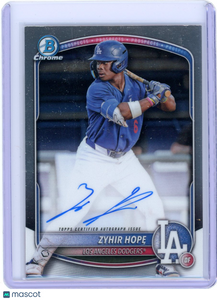 Zyhir Hope - 2025 Bowman Chrome Auto CPA-ZH