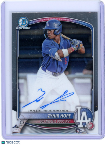 Zyhir Hope - 2025 Bowman Chrome Auto CPA-ZH