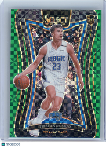 Tristan Da Silva - 2024-25 Panini Select Prizm Green Mezzanine Rookie 2/5 #380