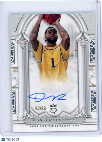 D'Angelo Russell - 2023/24 Topps Royalty Collection Basketball 2024 Auto 92/99