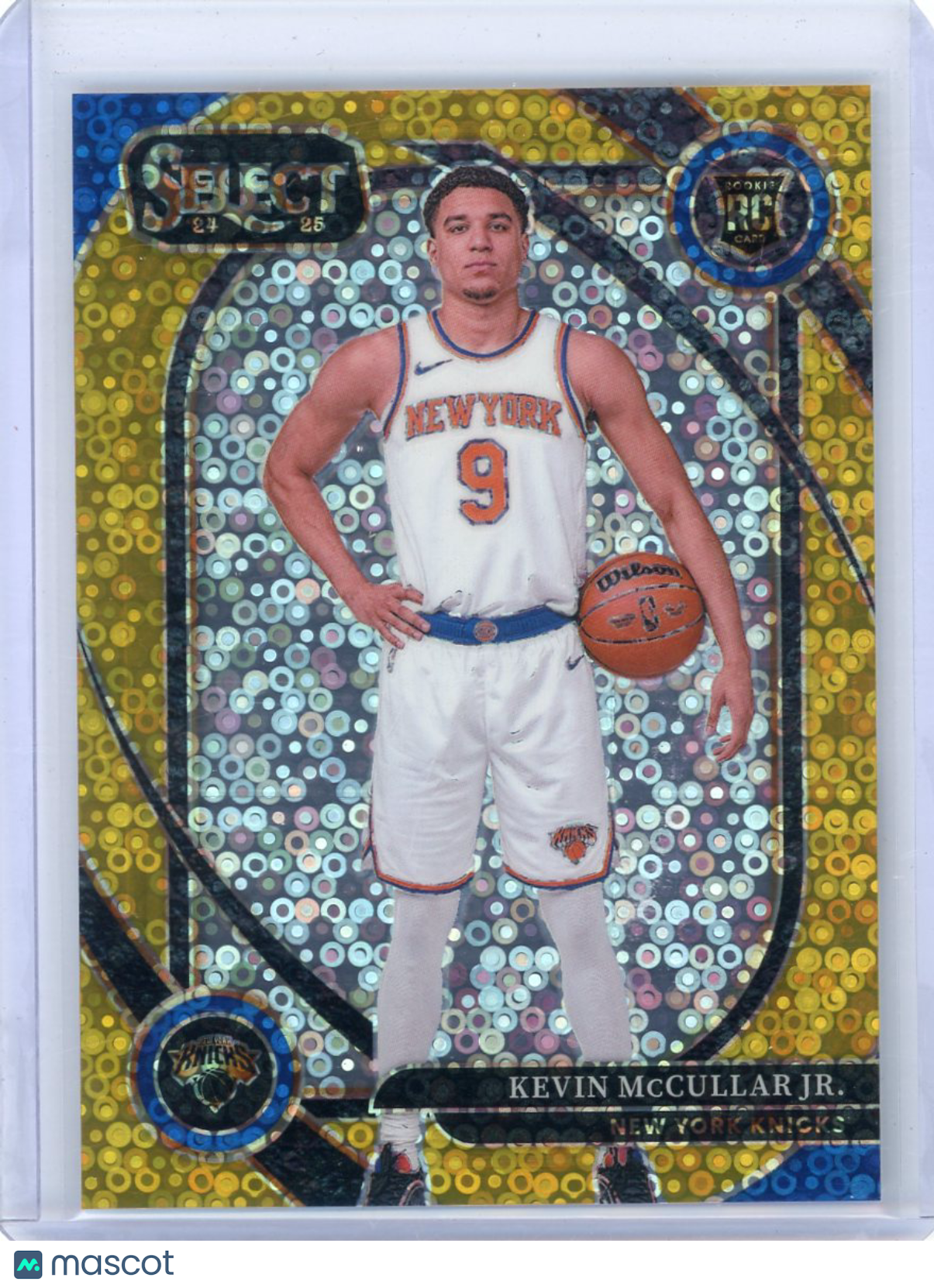 Kevin McCullar Jr. - 2024-25 Panini Select H2 Gold Disco Rookie Courtside 03/10