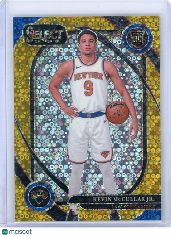 Kevin McCullar Jr. - 2024-25 Panini Select H2 Gold Disco Rookie Courtside 03/10