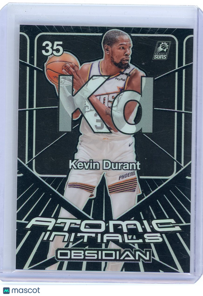 Kevin Durant - 2024-25 Panini Obsidian Atomic Initials 039/125 #6 Suns