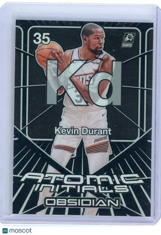 Kevin Durant - 2024-25 Panini Obsidian Atomic Initials 039/125 #6 Suns