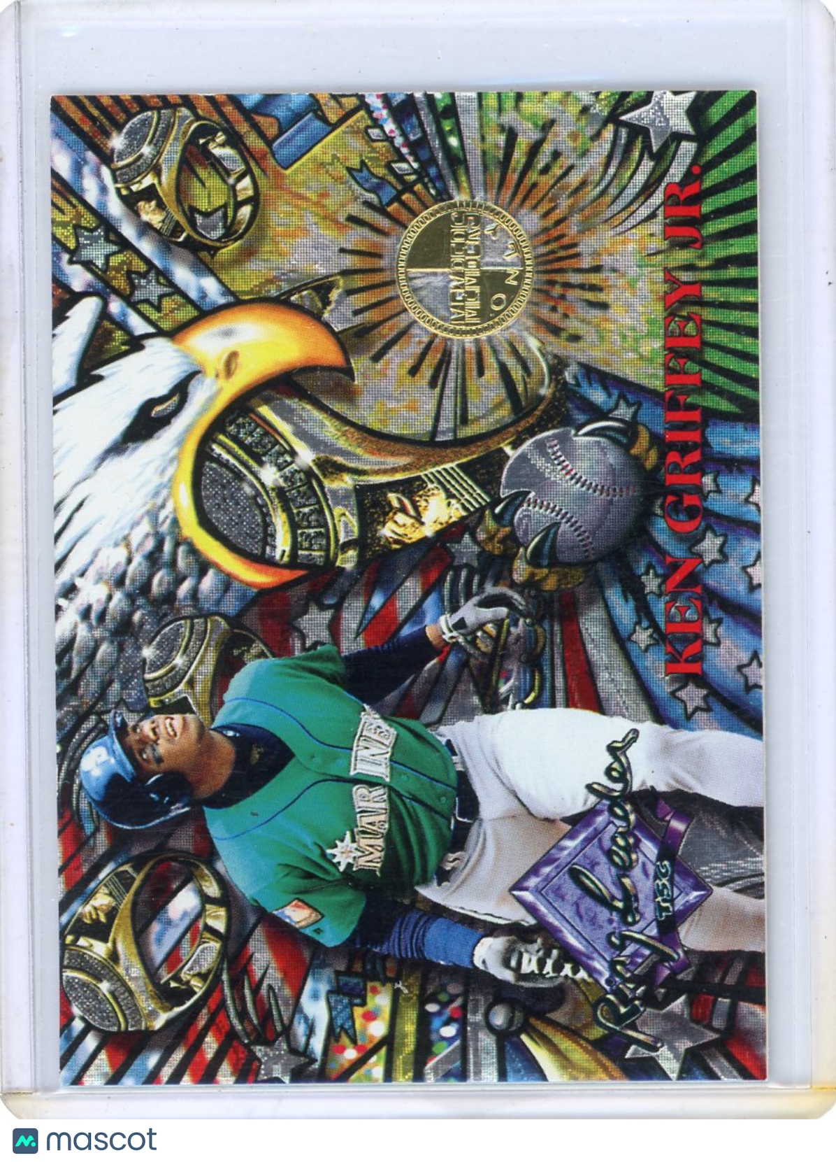 Ken Griffey Jr. - 1995 Topps Ring Leaders SP #14 Mariners Members Only SP