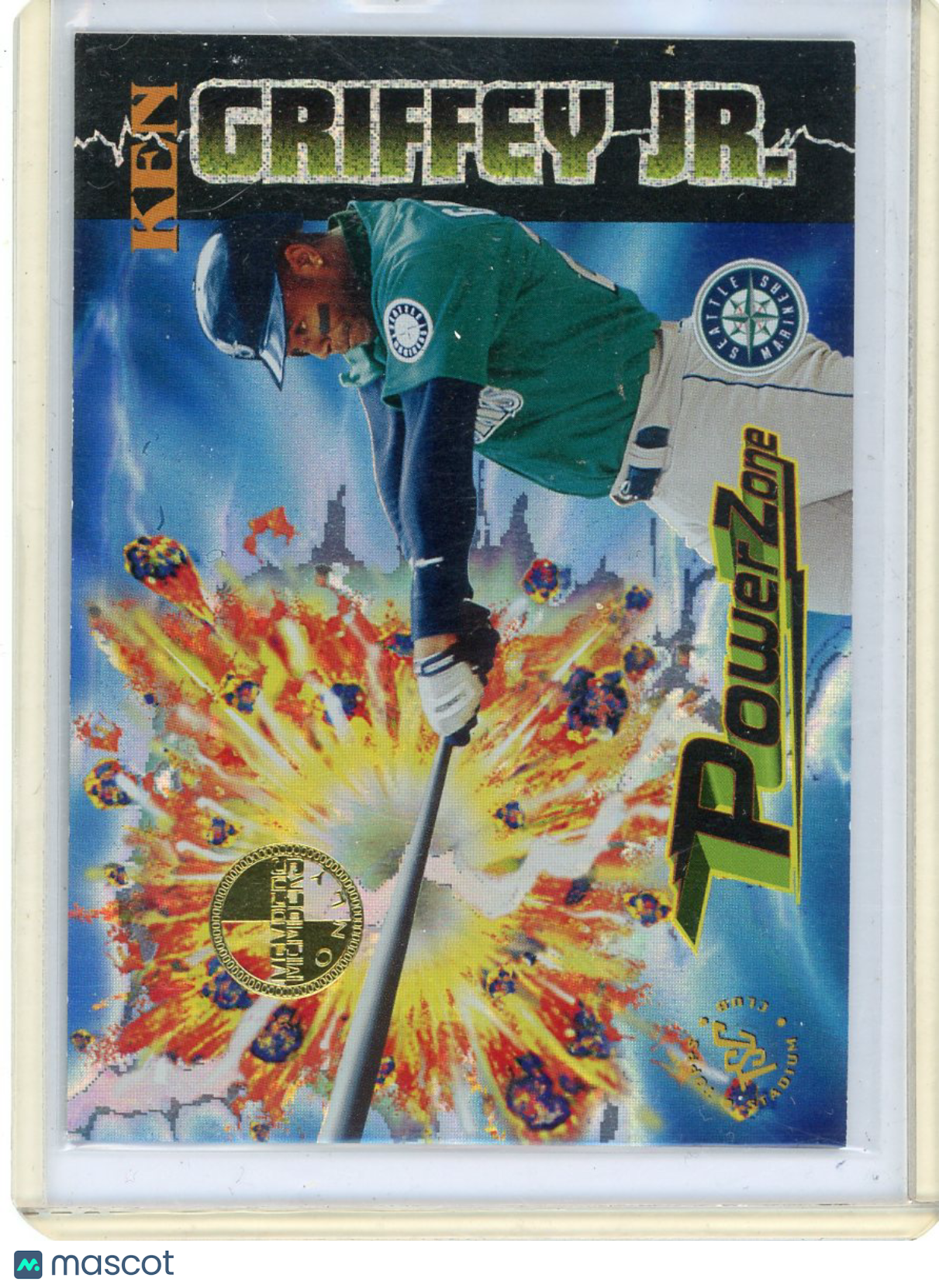 Ken Griffey Jr. - 1995 Topps Stadium Club Power Zone Members Only SP PZ7
