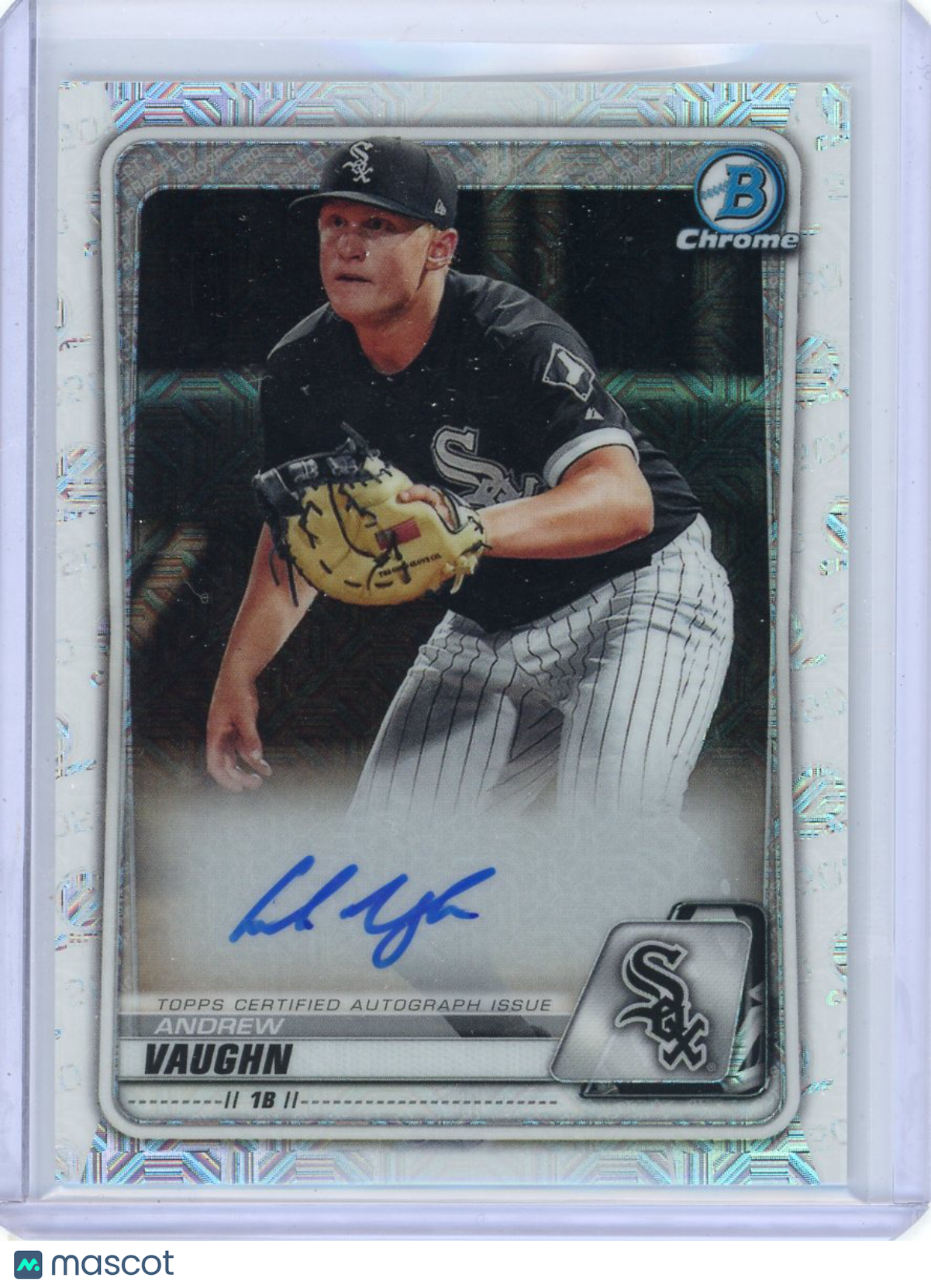 Andrew Vaughn - 2020 Bowman Chrome Mega Box Auto White Sox